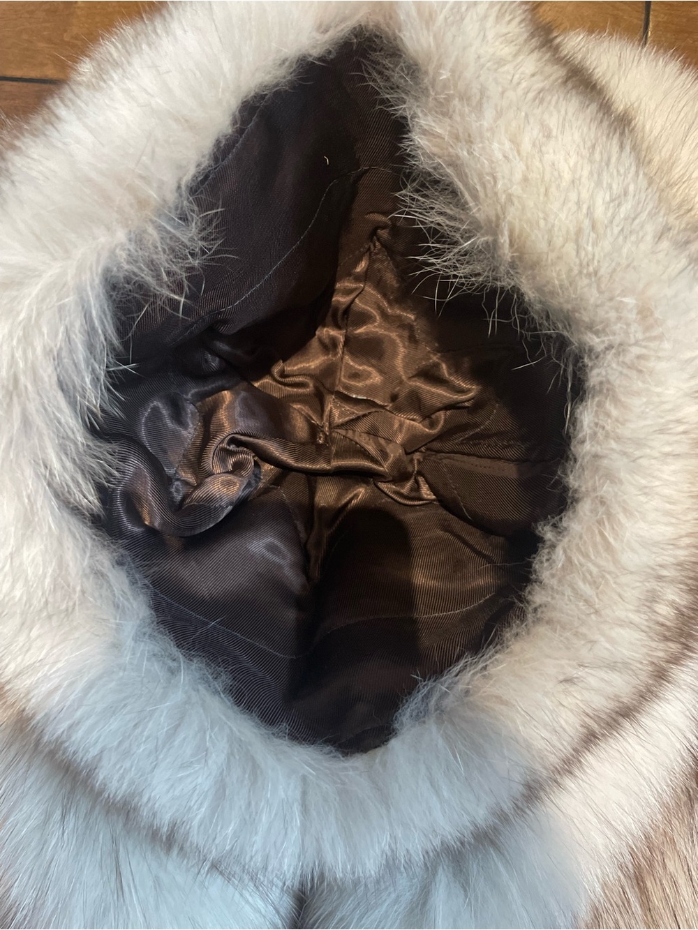 Saga Furs Fox Fur Coat with Matching Hat - Picture 7 of 12